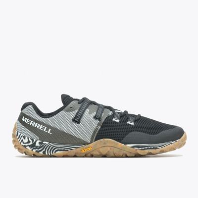 Merrell Trail Glove 6 Eco Dye Trailskor Herr Svarta/Vita (SE296051)